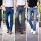 Pack of 5 Men’s Straight Fit Denim Jeans – Export Quality Jeans - Charcoal Black, Classic Blue, Dark Blue, Light Blue & Dark Indigo Blue