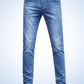 Ice Blue Jeans - Men’s Straight Fit Denim Jeans – Export Quality Blue Jeans for Men